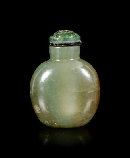 A Greyish Green Jade Snuff Bottle