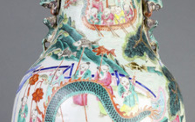 A Large Chinese Famille-rose Vase