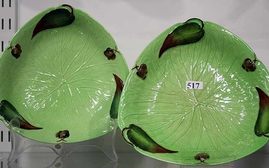 A PAIR OF CARLTON WARE DISHES