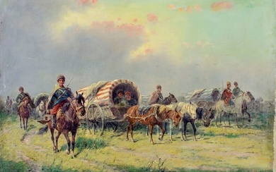A Rilsky (Russia,Europe,mid 20C) oil painting