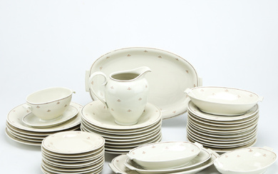 A Rörstrand dining set, 44 pieces, bone china, 20th century.