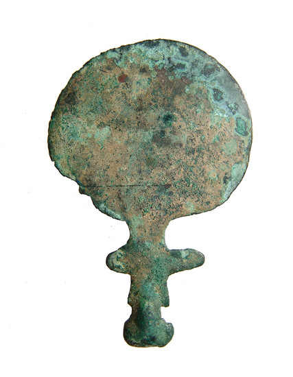 A Scythian bronze votive razor