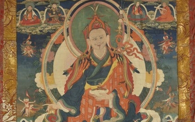 A Thang-ka depicting Padmasambhava