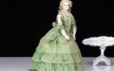 A fine mid 19th century French fashionable doll