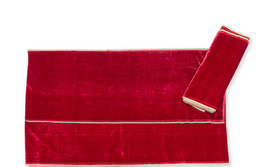 A length of silk velvet 18th century, possibly Italian