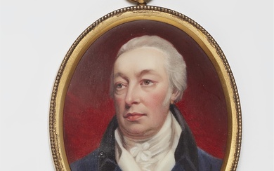 A portrait miniature of the English lawyer and judge Sir John Richardson