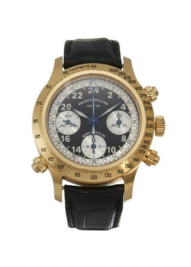 AN 18 CARAT YELLOW GOLD LIMITED EDITION CHRONOGRAPH