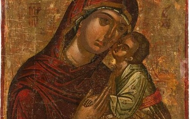 AN ICON SHOWING THE MOTHER OF GOD OF THE PASSION Greek