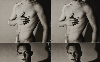 ANDY WARHOL (1928–1987) Male Nude (Stitched Photos), 1987