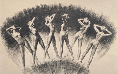 ASLAN (1930-2014) L'étude du mouvement Lithographie, épreuve d'artiste numérotée IX/XX, signée en bas à droite...