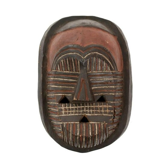 African Gabon Aduma or Duma Funerary Initiation Mask