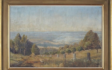 Alan Grieve (1910 - 1970) - Valley View from Kurrajong, 1941 34 x 51.5 cm (frame: 46 x 63 x 4 cm)
