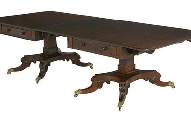 American Classical Mahogany Dining Table