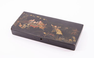 An Antique Japanese Lacquer Game Box
