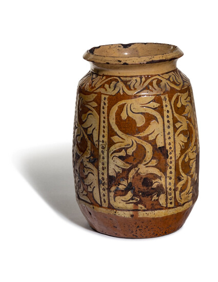 An Ochre-Glazed Pottery Jar
