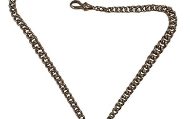 An early 20th century 9ct gold 'Albert' watch chain