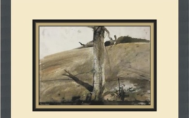 Andrew Wyeth Untitled I Custom Framed Print