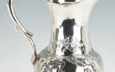 Anthony Rasch Coin Silver Water Pitcher attr. Louisiana