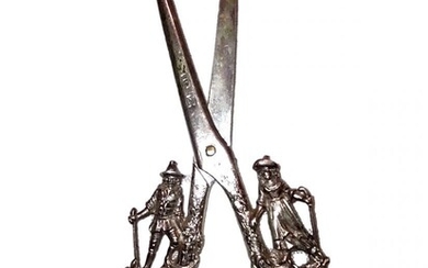 Antique Sterling Embroidery Scissors : French18thC