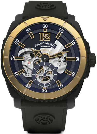 Armand Nicolet - L09 Small Seconds -Limited Edition- - S619N-BU-G9610 - official Retailer - Men - 2011-present