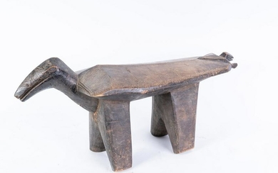 Arte africana Zooomorphic stool, Bamana (?) Mali .