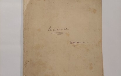 BERNARD (Tristan) (1866-1947) Manuscrit... - Lot 17 - Pescheteau-Badin