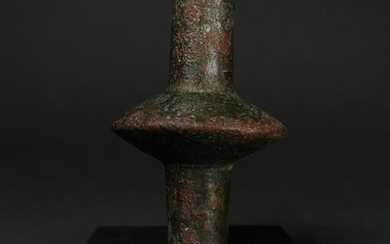BRONZE AGE MACE HEAD ON STAND