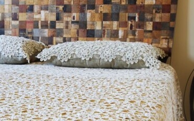 Bedspread - 280 x 280 cm - Cotton - First half 20th century