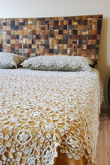 Bedspread - 280 x 280 cm - Cotton - First half 20th century
