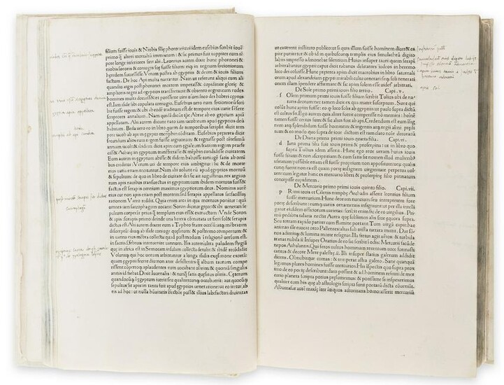 Boccaccio (Giovanni) Genealogiae Deorum, with additions