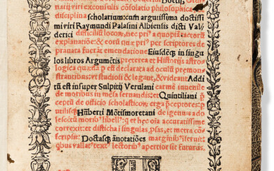 Boethius (c. 477-524 CE) Textus Boetii. [De Consolatione Philosophiae]. [Lyons: Simon Vincent], 1524....