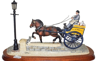 Border Fine Arts 'Delivered Warm' (Horse-drawn Baker's Van)