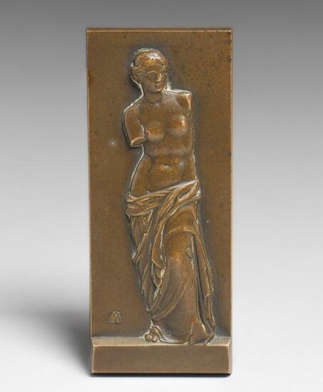 Bronze Figural Plaque c1900s