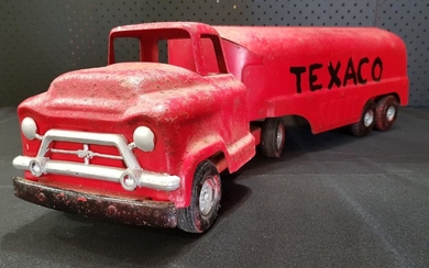 Buddy L Texaco Truck & Trailer (H: 16, W: 60, D: 54cm)