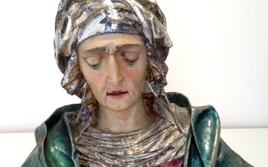 Bust, Mater Dolorosa - Baroque - Wood - 17th century