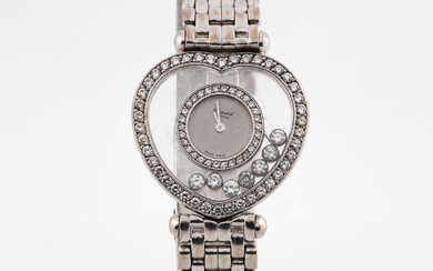 CHOPARD Happy Diamonds, Jewellery watch, 18K white gold, quartz, 1980s.