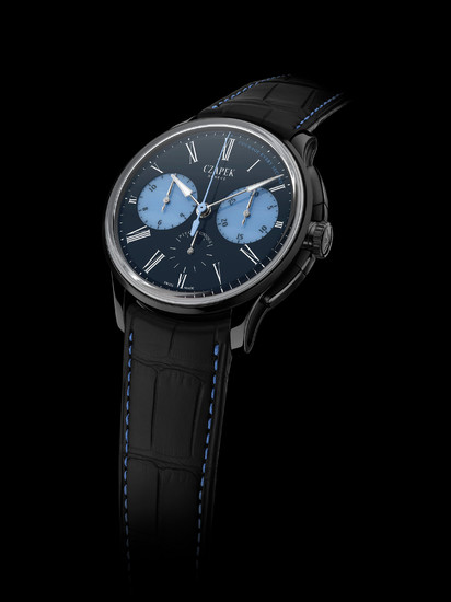 CZAPEK FAUBOURG DE CRACOVIE ONLY WATCH 2019 – COURAGE EVERY SECOND Based on Czapek’s COSC-certified, 5 Hz, integrated chronograph Faubourg de Cracovie, the Only Watch unique piece features a 5-grade titanium case with ADLC® coating and a magnificent...