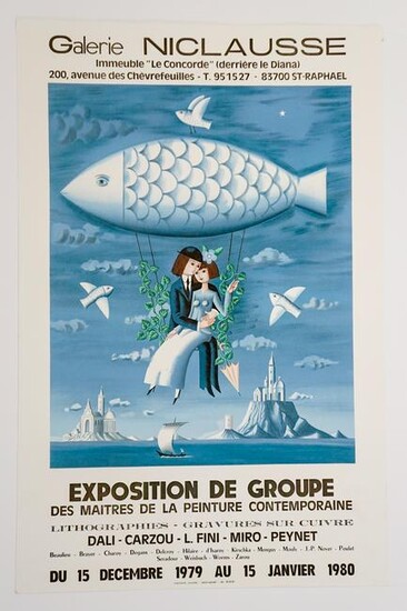 Ca.1979 Galerie Niclausse Exhibition Poster