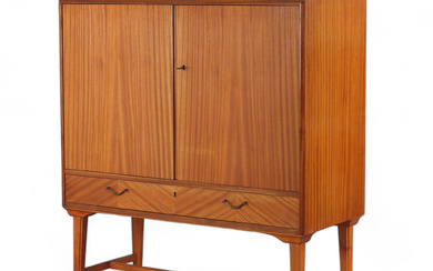 Cabinet, veneered with mahogany, 1940s/50s.