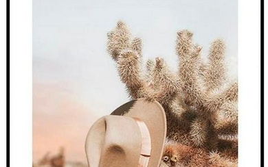 Cactus Hanging Hat Poster