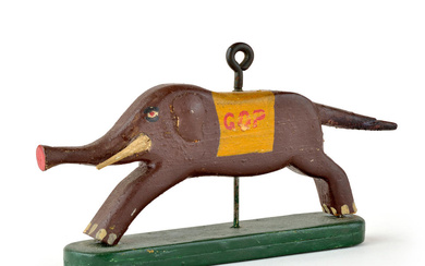 Carved G.O.P Elephant, United States, c. 1920.