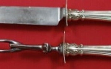 Chantilly by Gorham Sterling Silver Roast Carving Set 2pc HH WS Long Handle