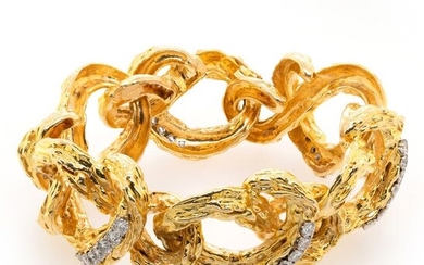Chaumet - 18 kt. Yellow gold - Bracelet - 5.00 ct Diamond