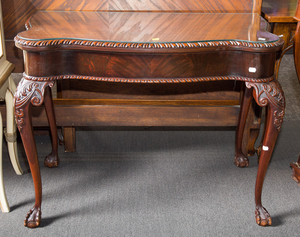 Chippendale Style Mahogany Card Table