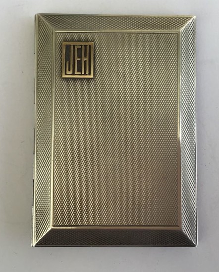 Cigarette case, Asprey & Co Ltd Lady's Cigarette Case - .925 silver - U.K. - Early 20th century
