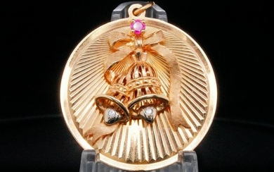 Col. Parker's Gifted Pendant to Wife From Elvis & Priscilla