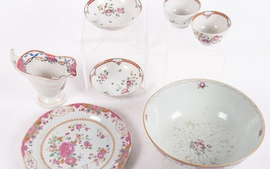 Collection of Antique Chinese Export Porcelain Tableware