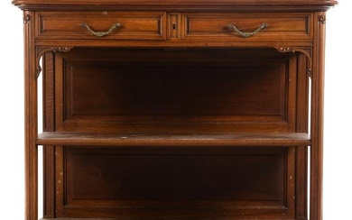Continental Marble-Top Two-Drawer Server