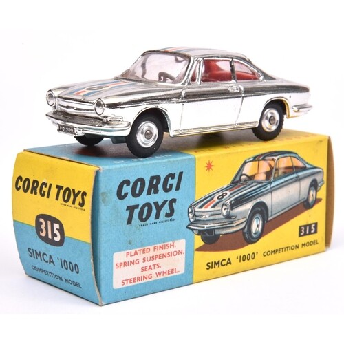 Corgi Toys Simca '1000' Competition Model (315). In vacuum p...