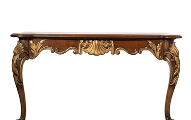Custom Wall Mount Carved Console Table